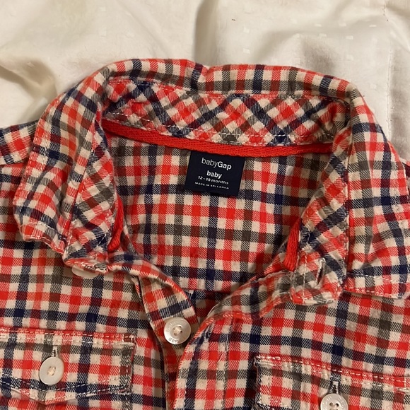 BabyGap flannel 12-18 months - Picture 2 of 4
